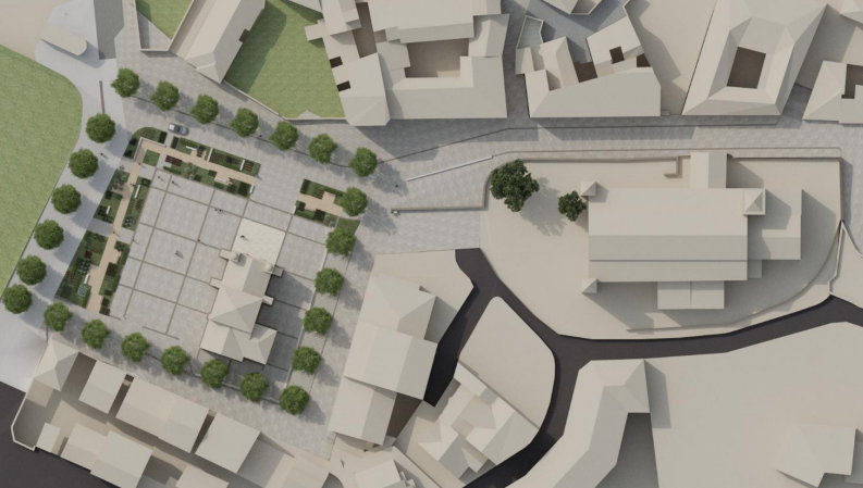Proyecto de reurbanización de la Plaza Santa Liberata
